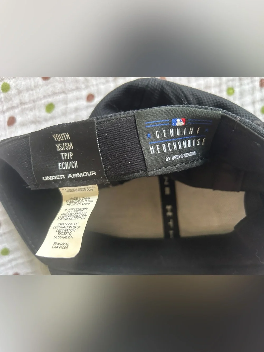 Under Armour Black MLB Genuine Baseball Cap
